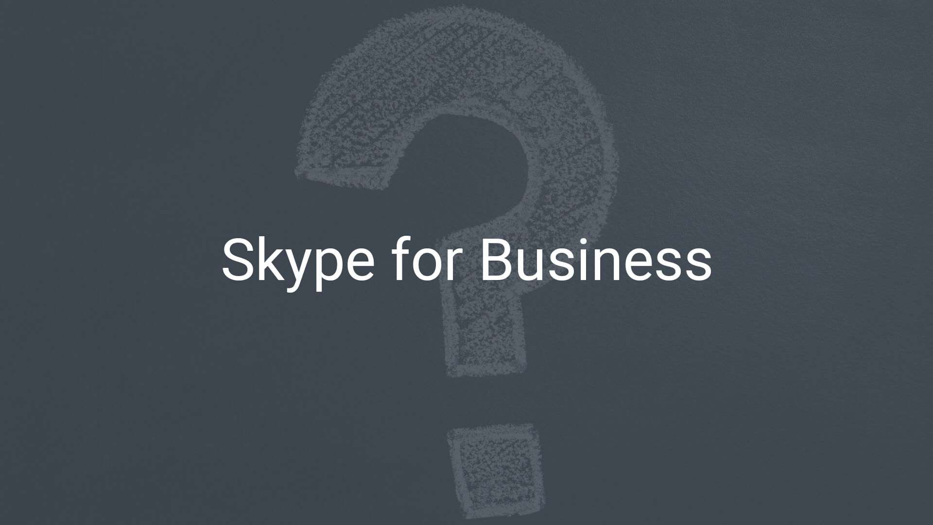 10 Tipps Fur Skype For Business It Und Sap Blog Abilis Gmbh It Services Consulting