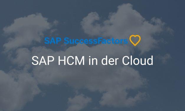 SAP SuccessFactors – SAP HCM in der Cloud