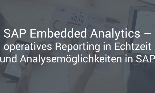 SAP Embedded Analytics – operatives Reporting in Echtzeit und Analysemöglichkeiten in SAP S/4HANA