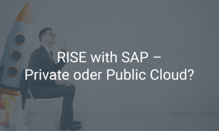 RISE with SAP – Public oder Private Cloud? Oder gar keine Cloud?